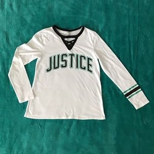 Justice long sleeve active top
